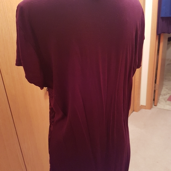 5/$20 Xlg Sheer Short Sleeved Blouse - Picture 2 of 2